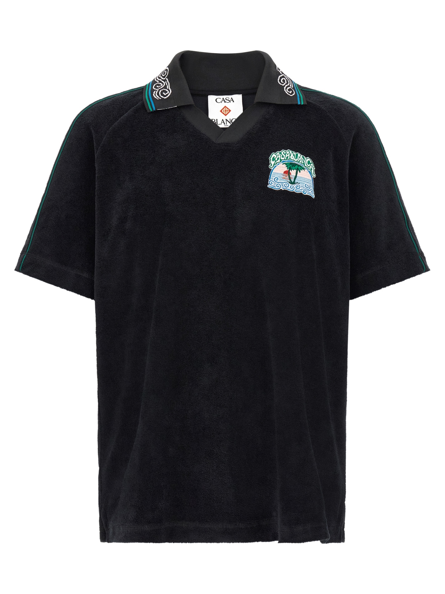 [Casablanca] T-shirts Short Sleeve FW26 MPF26JTP52901BLACK