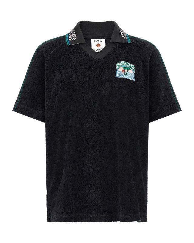 [Casablanca] T-shirts Short Sleeve FW26 MPF26JTP52901BLACK