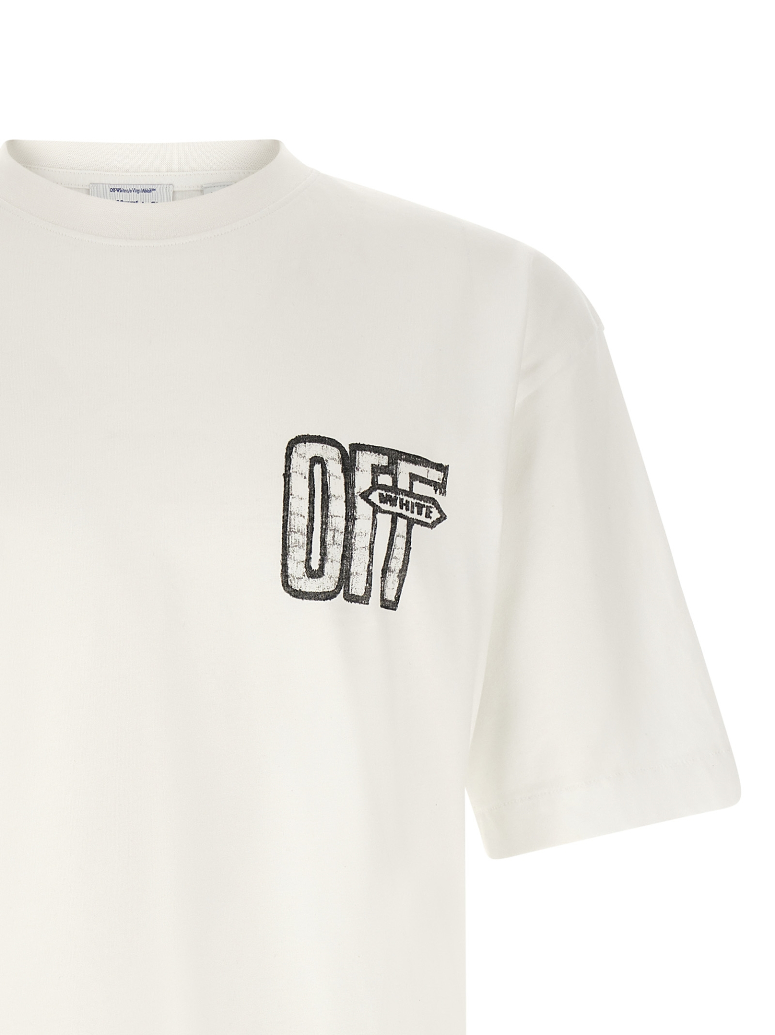 [Off-White] T-shirts Short Sleeve FW26 OMAA120F26JER00Y10100100