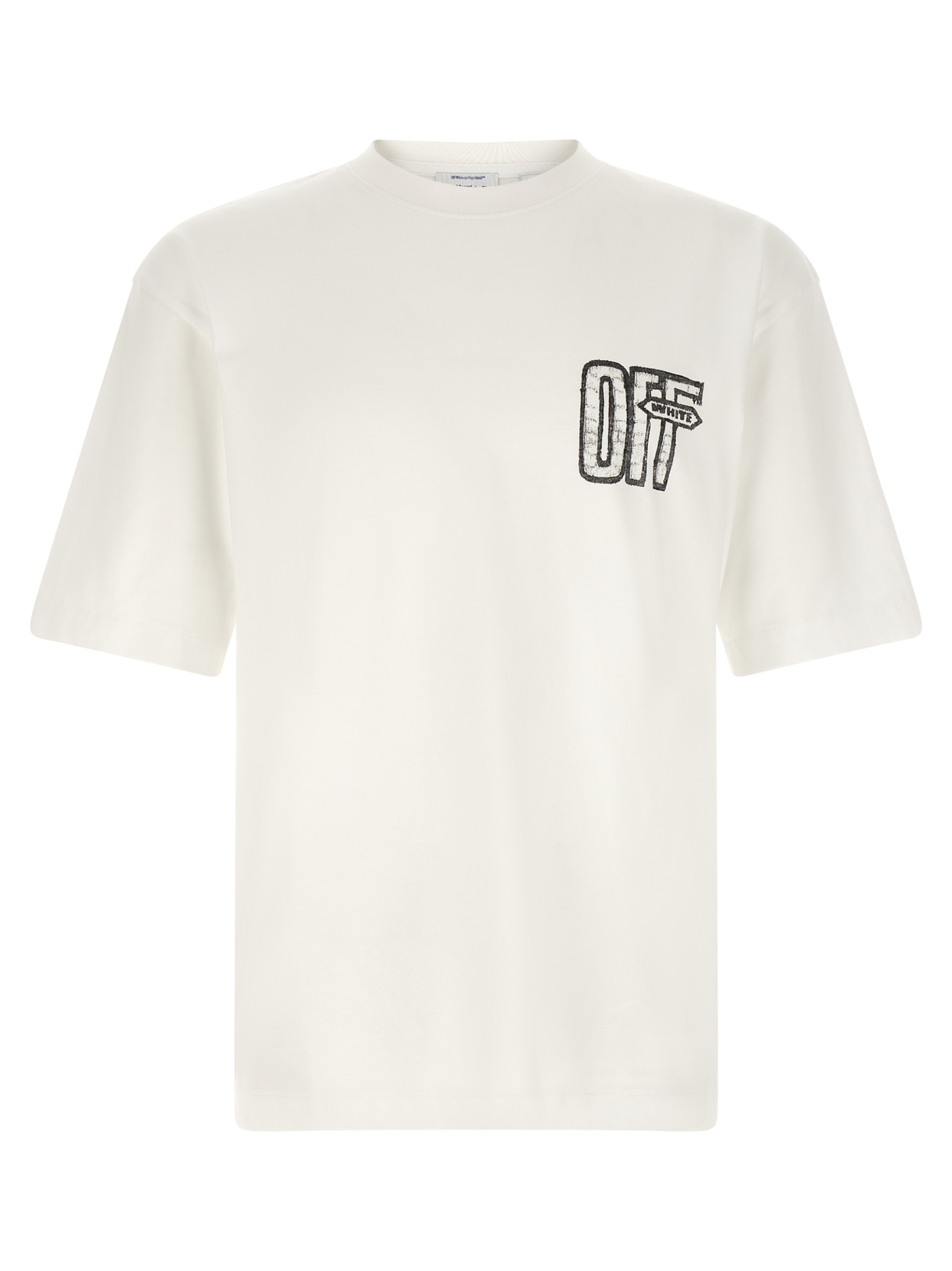 [Off-White] T-shirts Short Sleeve FW26 OMAA120F26JER00Y10100100