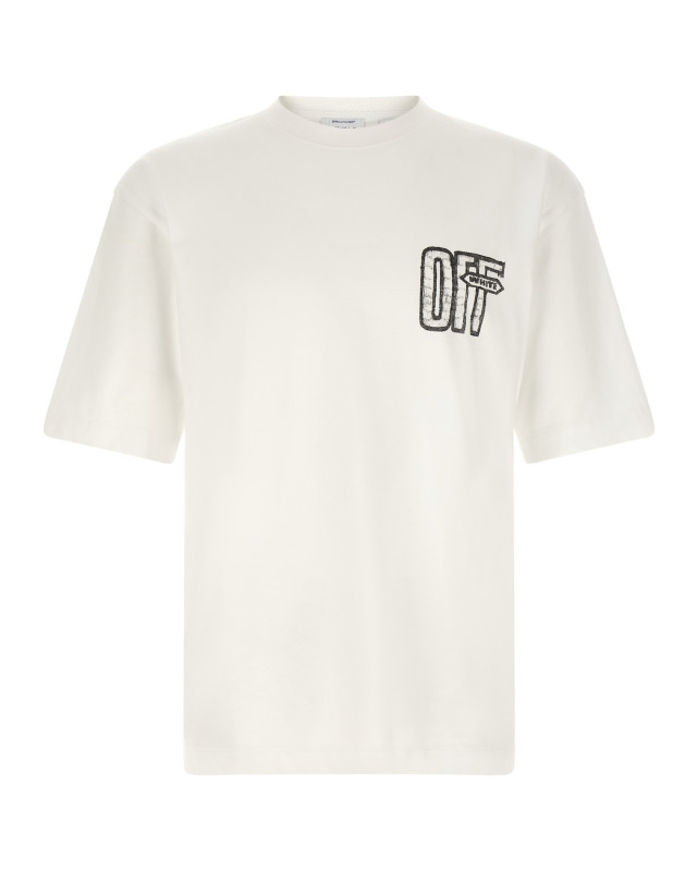 [Off-White] T-shirts Short Sleeve FW26 OMAA120F26JER00Y10100100