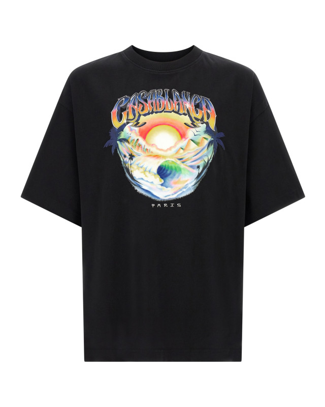 [Casablanca] T-shirts Short Sleeve FW26 MPF26JTS07802AIRSPRAY