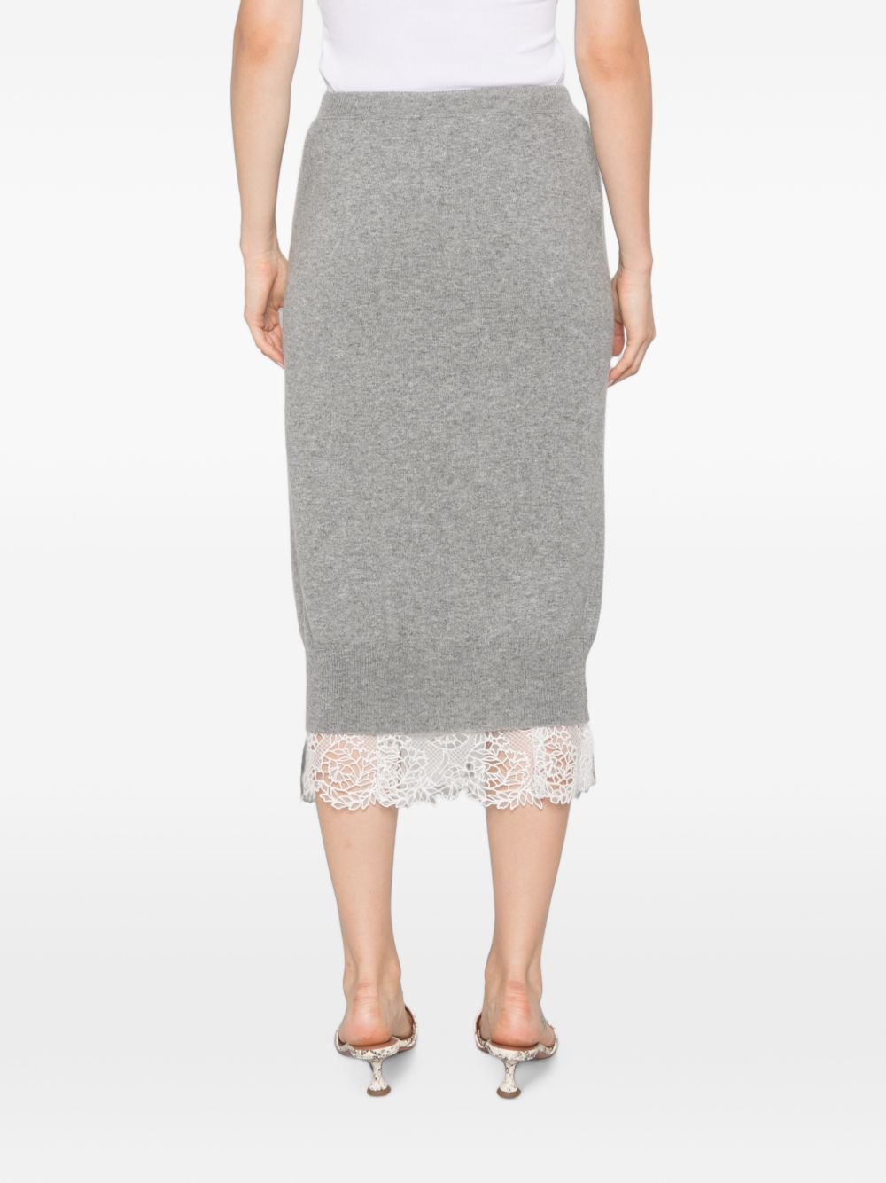 [Ermanno Scervino] Midi skirt FW26 D492O308APPYUN1704
