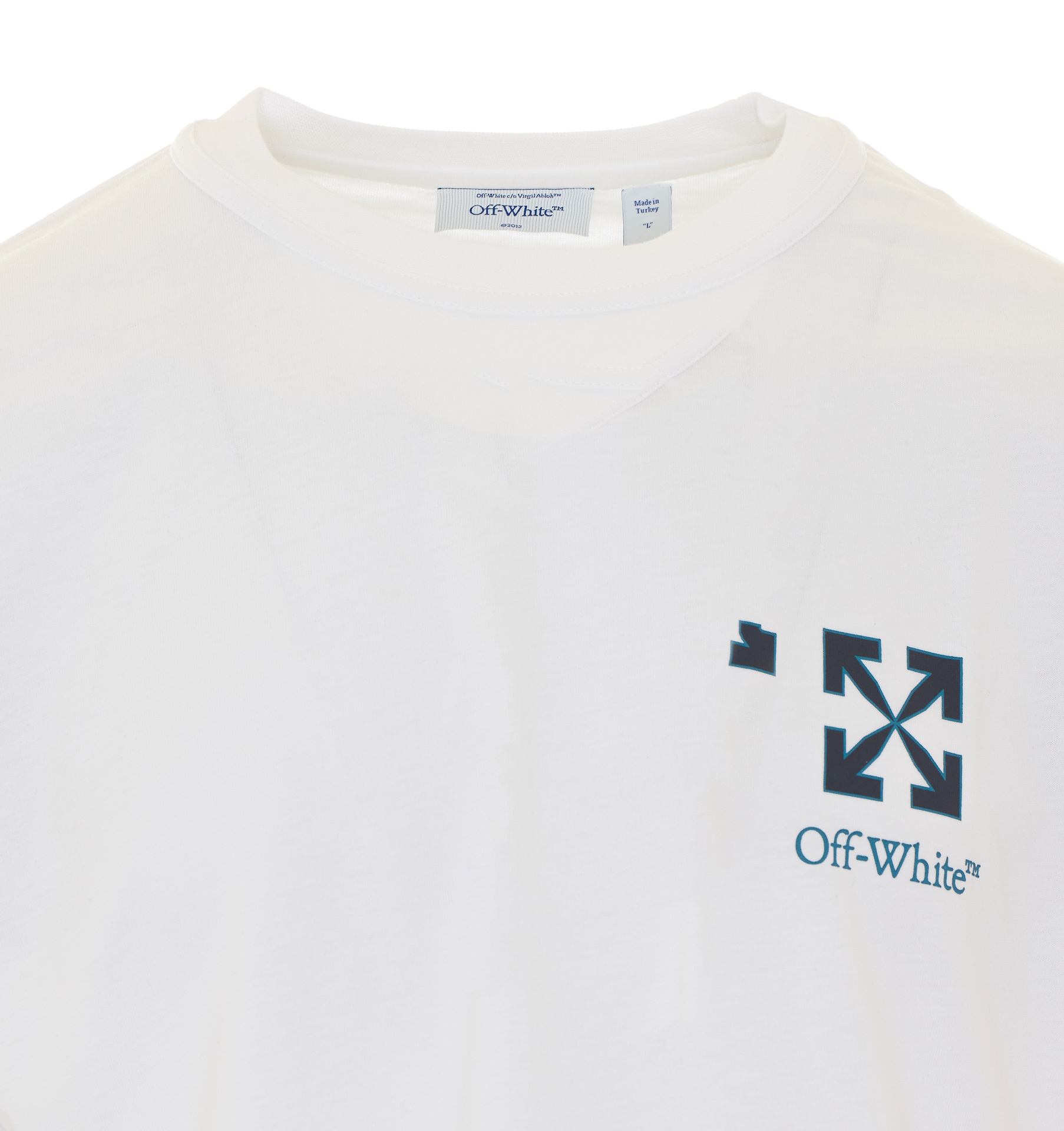 [Off White] T-shirts Short Sleeve FW26 OMAA16MF26JER00A100