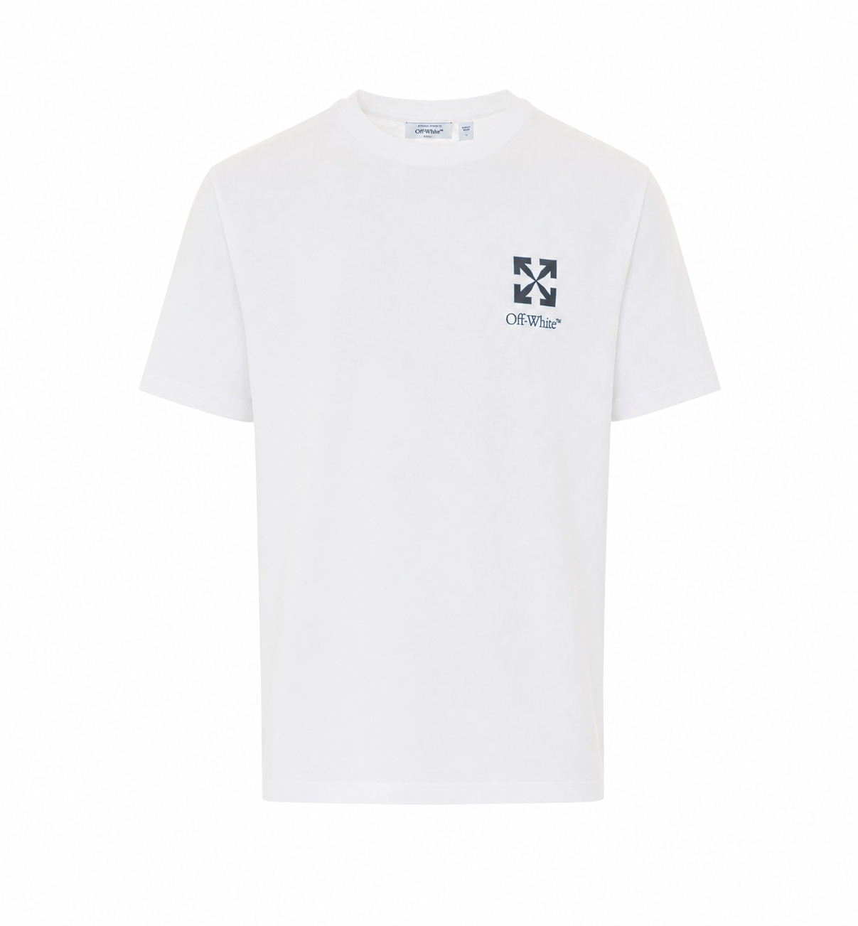 [Off White] T-shirts Short Sleeve FW26 OMAA16MF26JER00A100