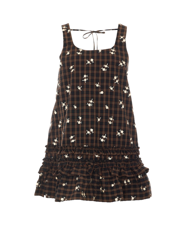 [GANNI] Sleeveless dress FW26 A1030642 ZX8
