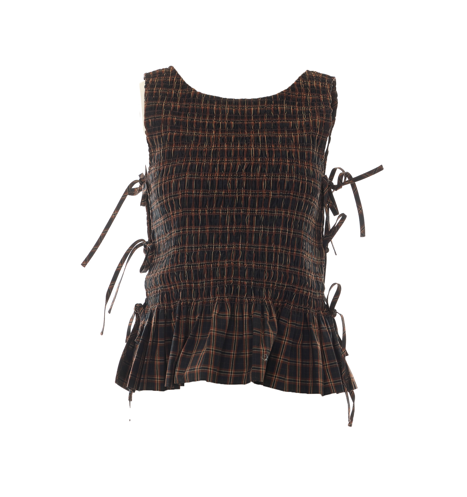 [GANNI] Tank top FW26 A1040421 ZX8