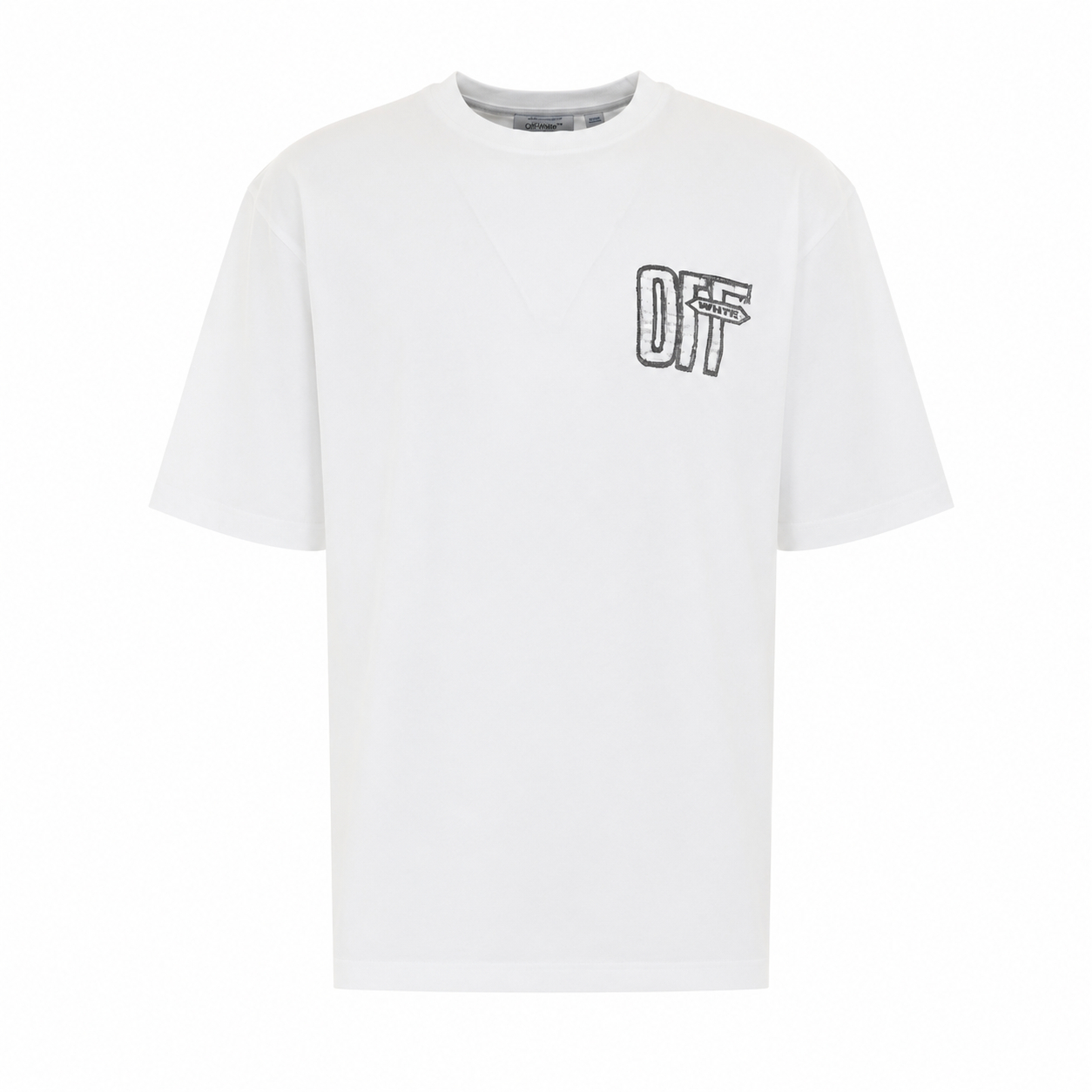 [Off White] T-shirts Short Sleeve FW26 OMAA120F26JER00Y100