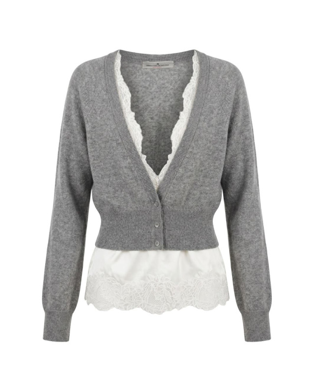 [Ermanno Scervino] Cardigan FW26 D492N300APPYUN1704