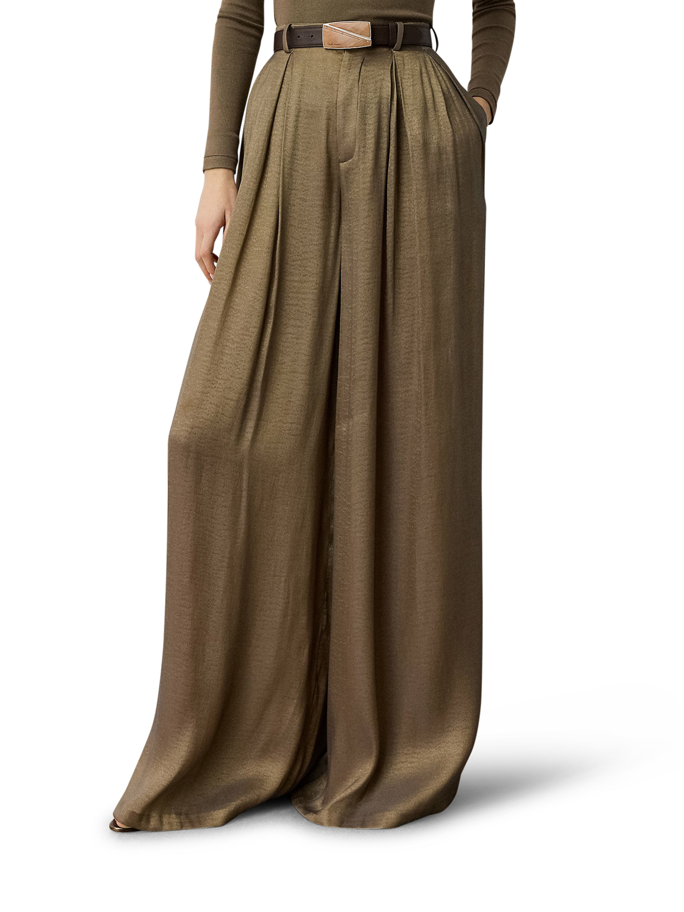 [Ralph Lauren] Trousers FW26 290P20810001AB ANTIQUE BRASS
