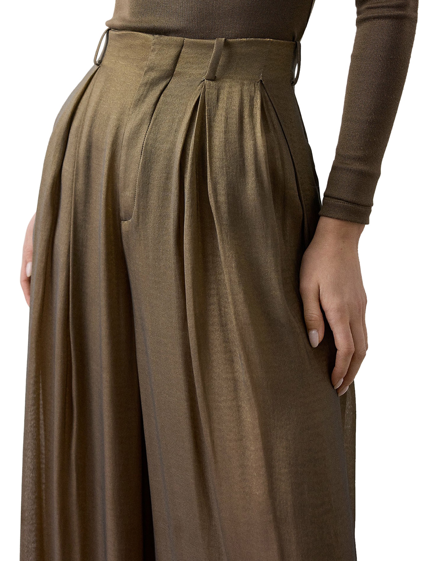 [Ralph Lauren] Trousers FW26 290P20810001AB ANTIQUE BRASS