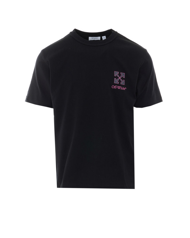 [Off White] T-shirts Short Sleeve FW26 OMAA16MF26JER00A001