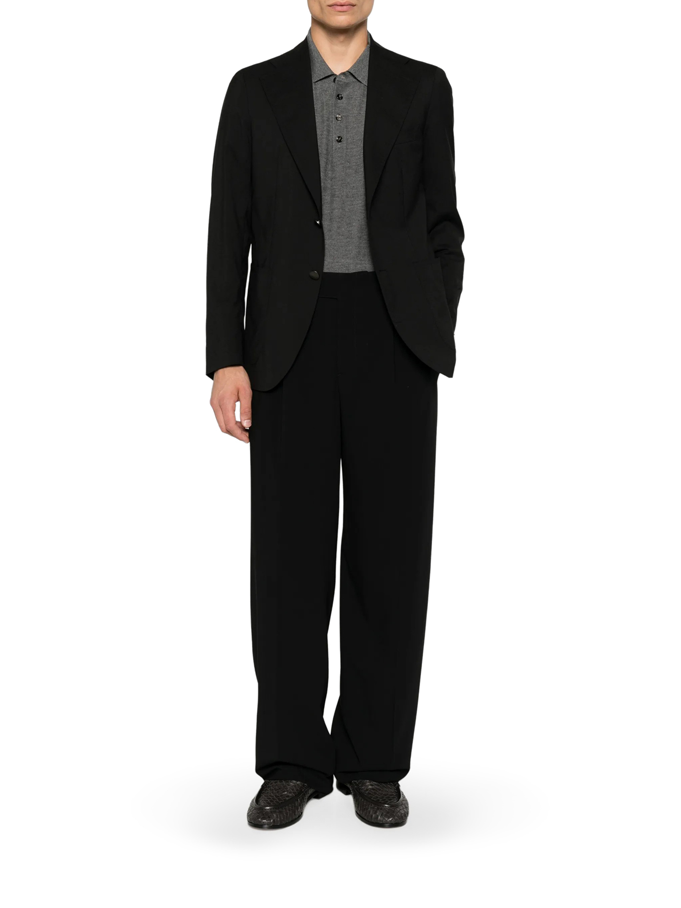 [Giorgio Armani] Trousers FW26 GM000558TE10043UC001 BLACK
