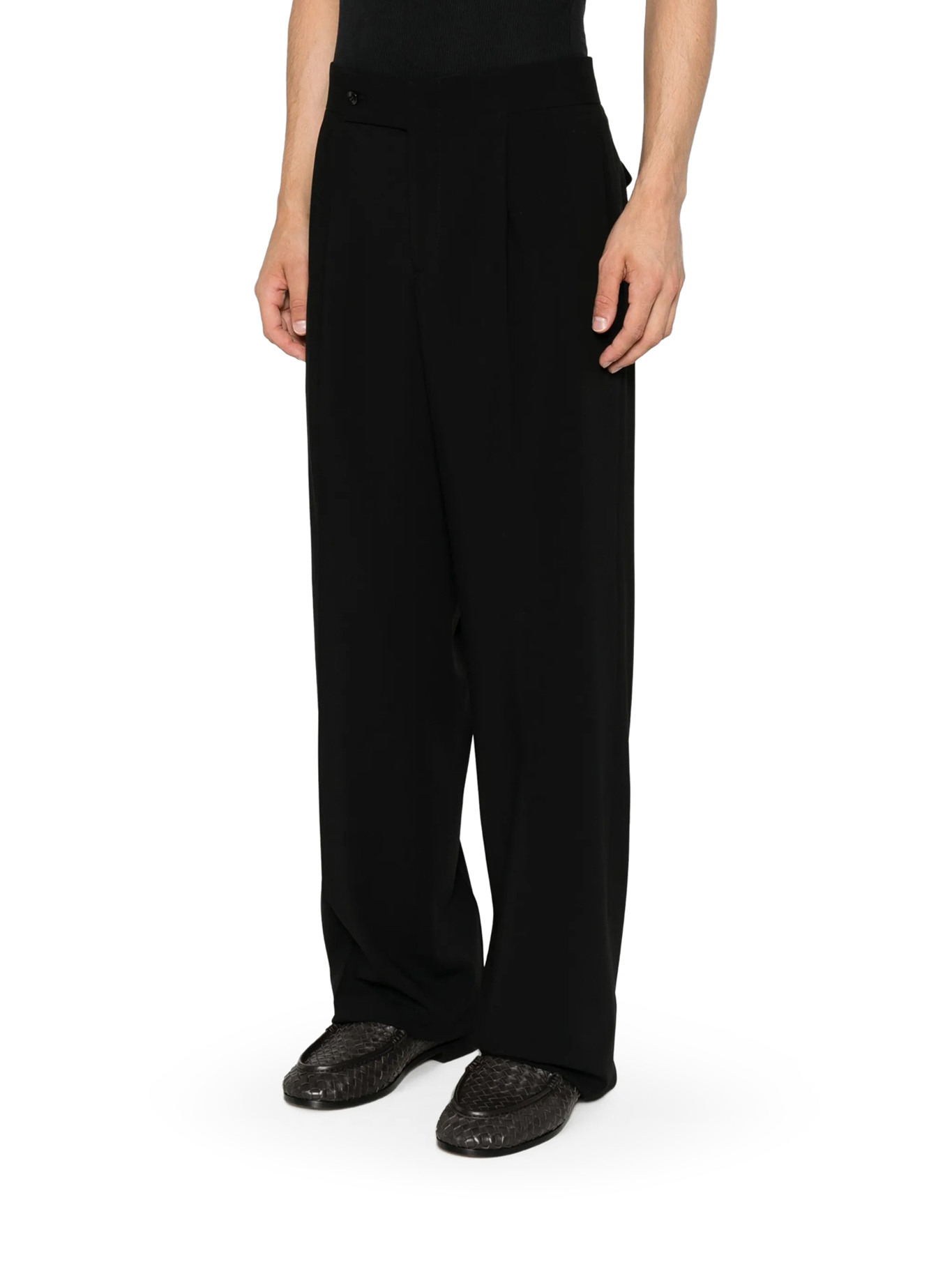 [Giorgio Armani] Trousers FW26 GM000558TE10043UC001 BLACK