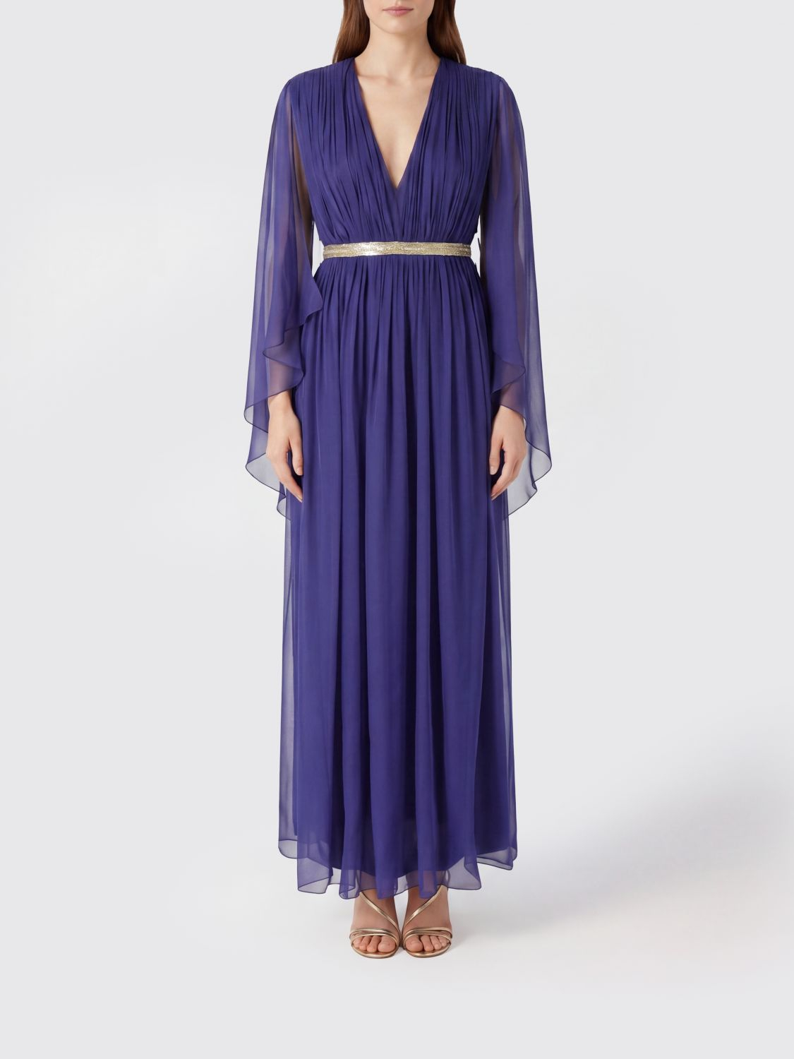 [Alberta Ferretti] Long sleeve dress SS26 04640115 1287