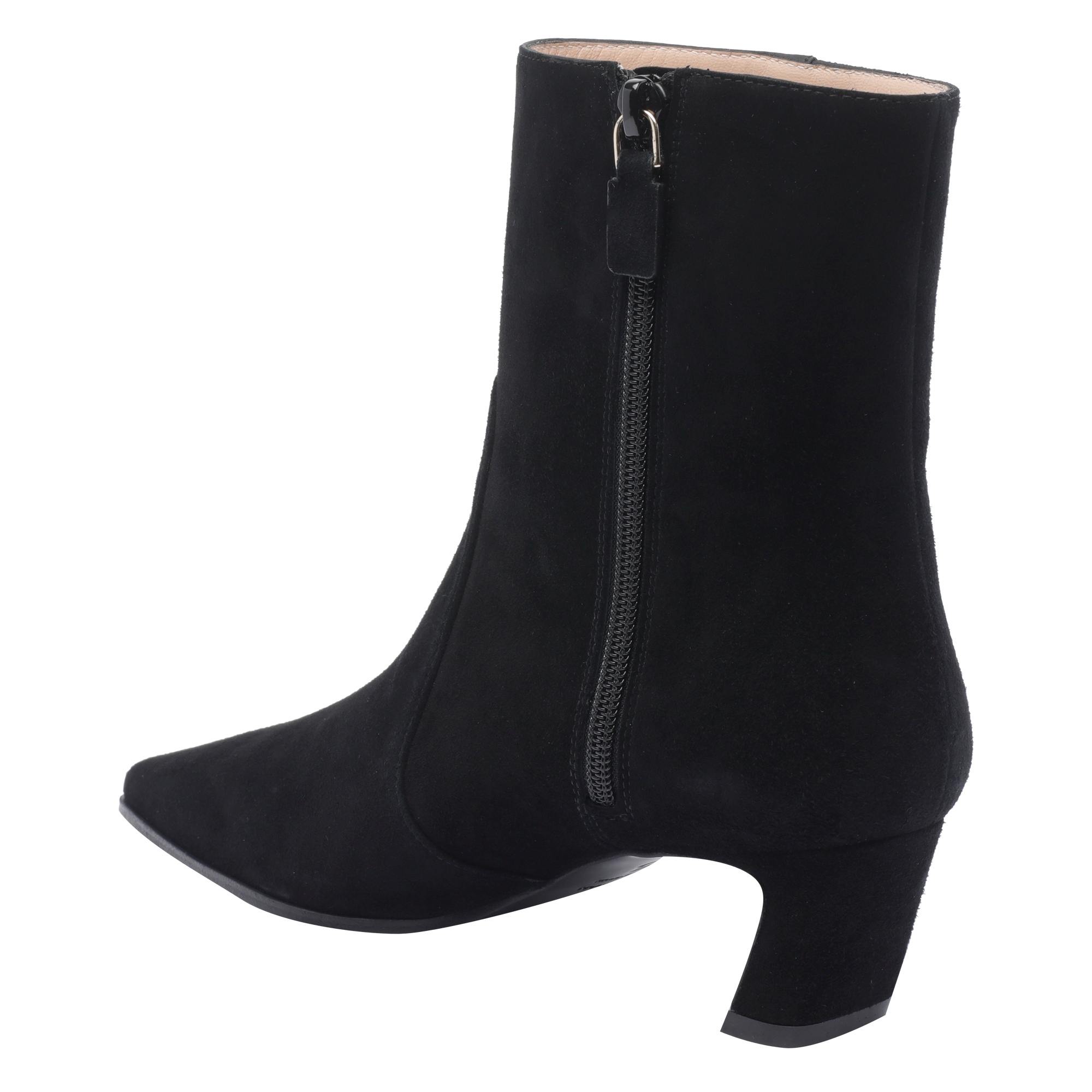 [Stuart Weitzman] Ankle Boots FW26 SM498 STASSI ZIP BOOTIE 50SUEBLK