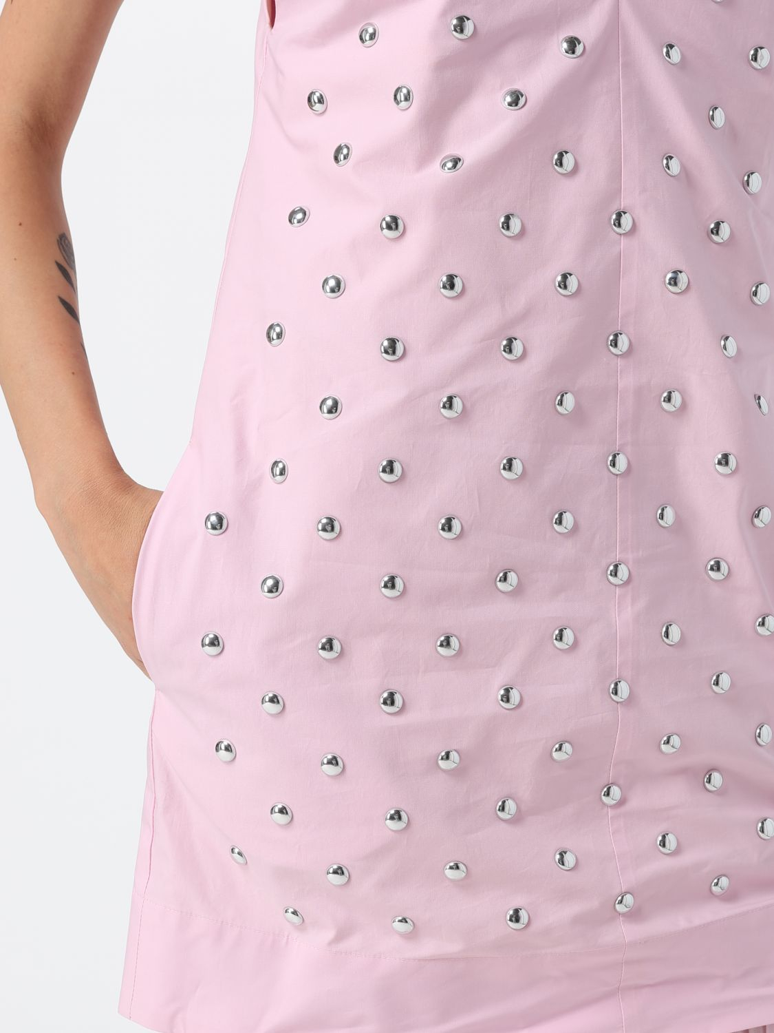 [MSGM] Sleeveless dress SS26 4042MDA26PX267112 PINK