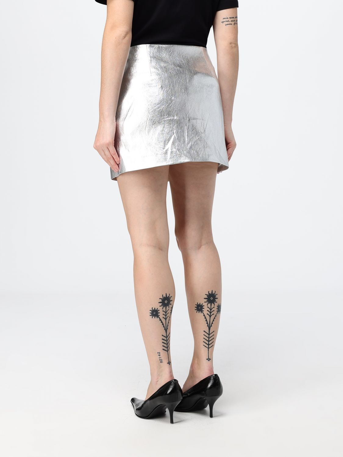 [MSGM] Mini skirt SS26 4042MDD03267305 SILVER