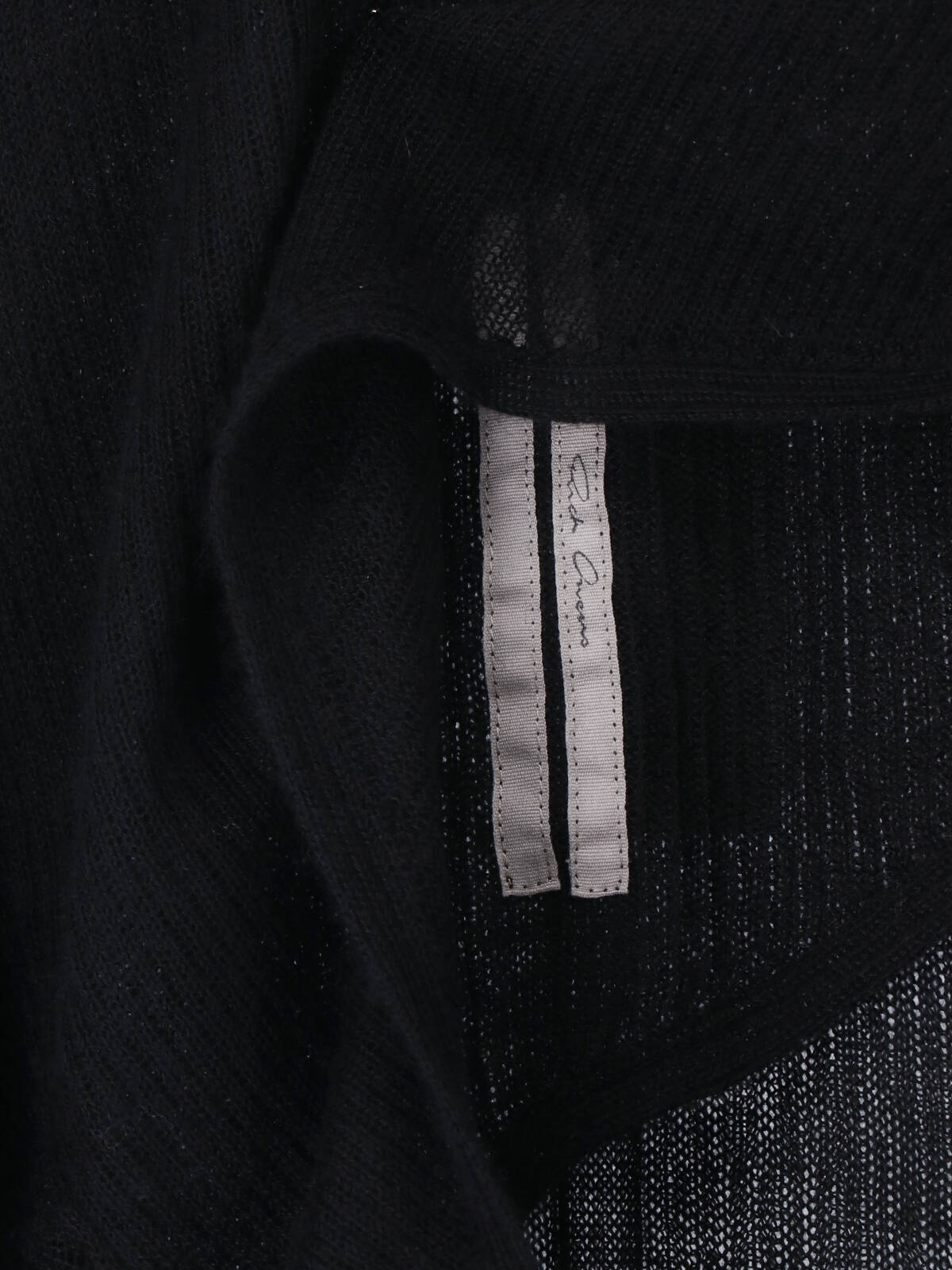 [Rick Owens] Long sleeve dress FW26 RP02F5673 RIBWSL09