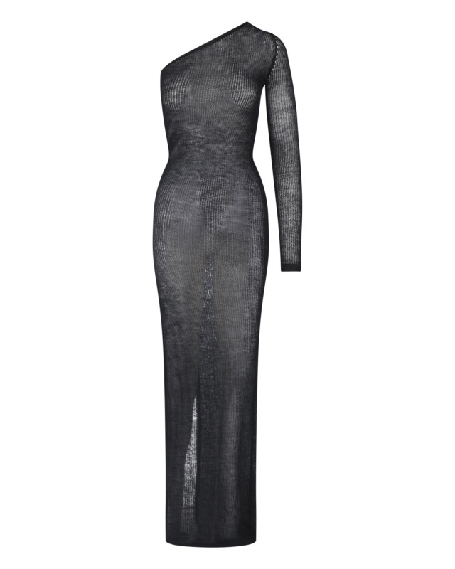 [Rick Owens] Long sleeve dress FW26 RP02F5673 RIBWSL09