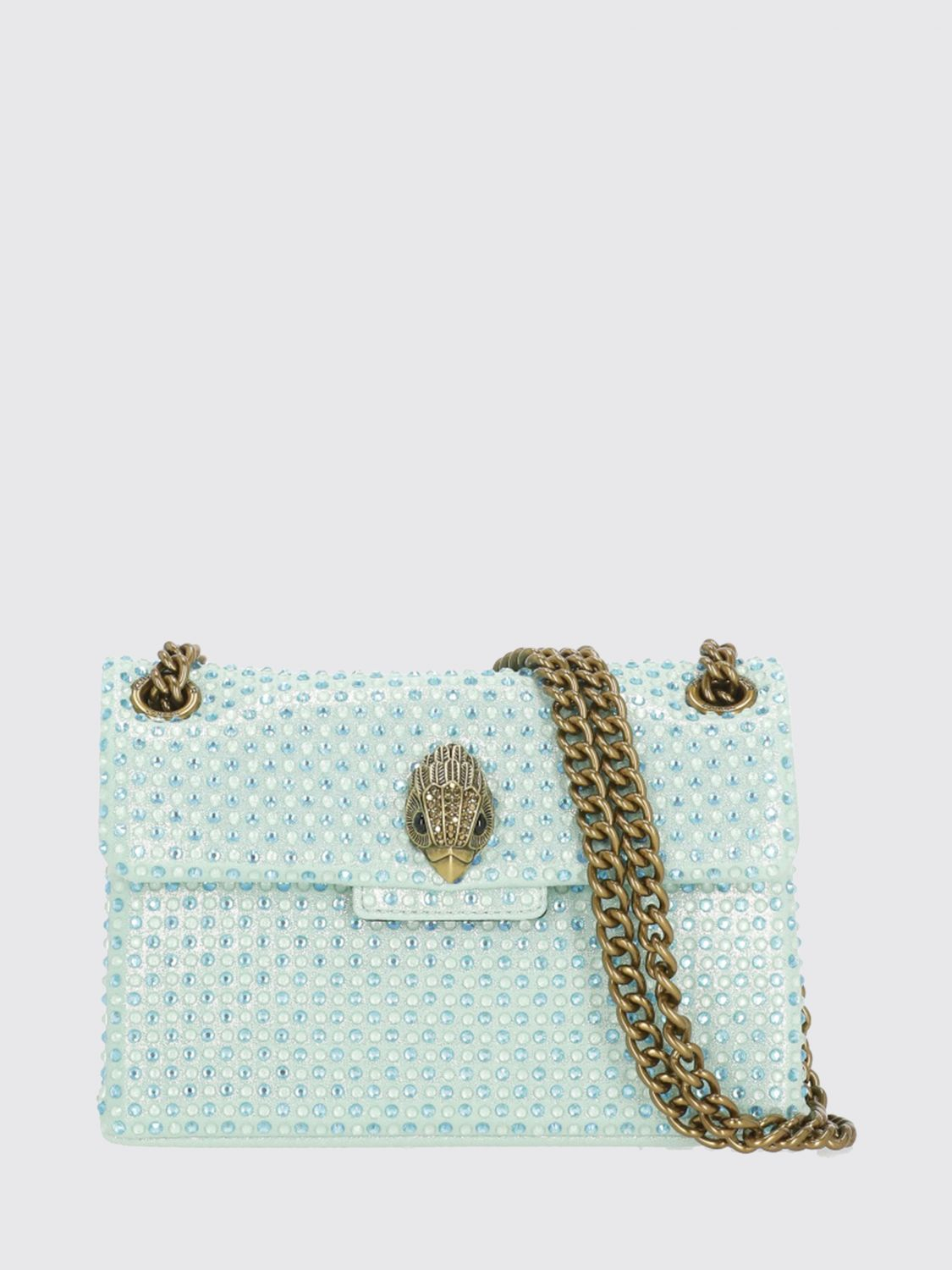 [Kurt Geiger London] Minibag SS26 5018173609 FABRIC MINI KENSINGTONPALE GRE