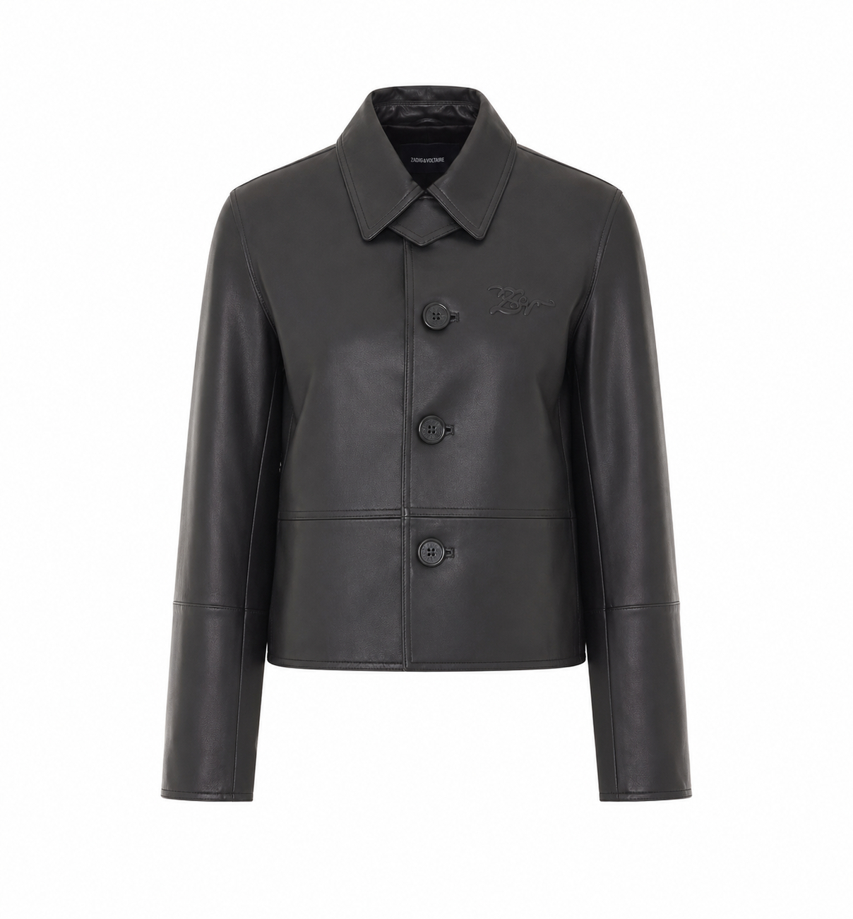 [Zadig & Voltaire] Leather Jacket FW26 RWOW01288011