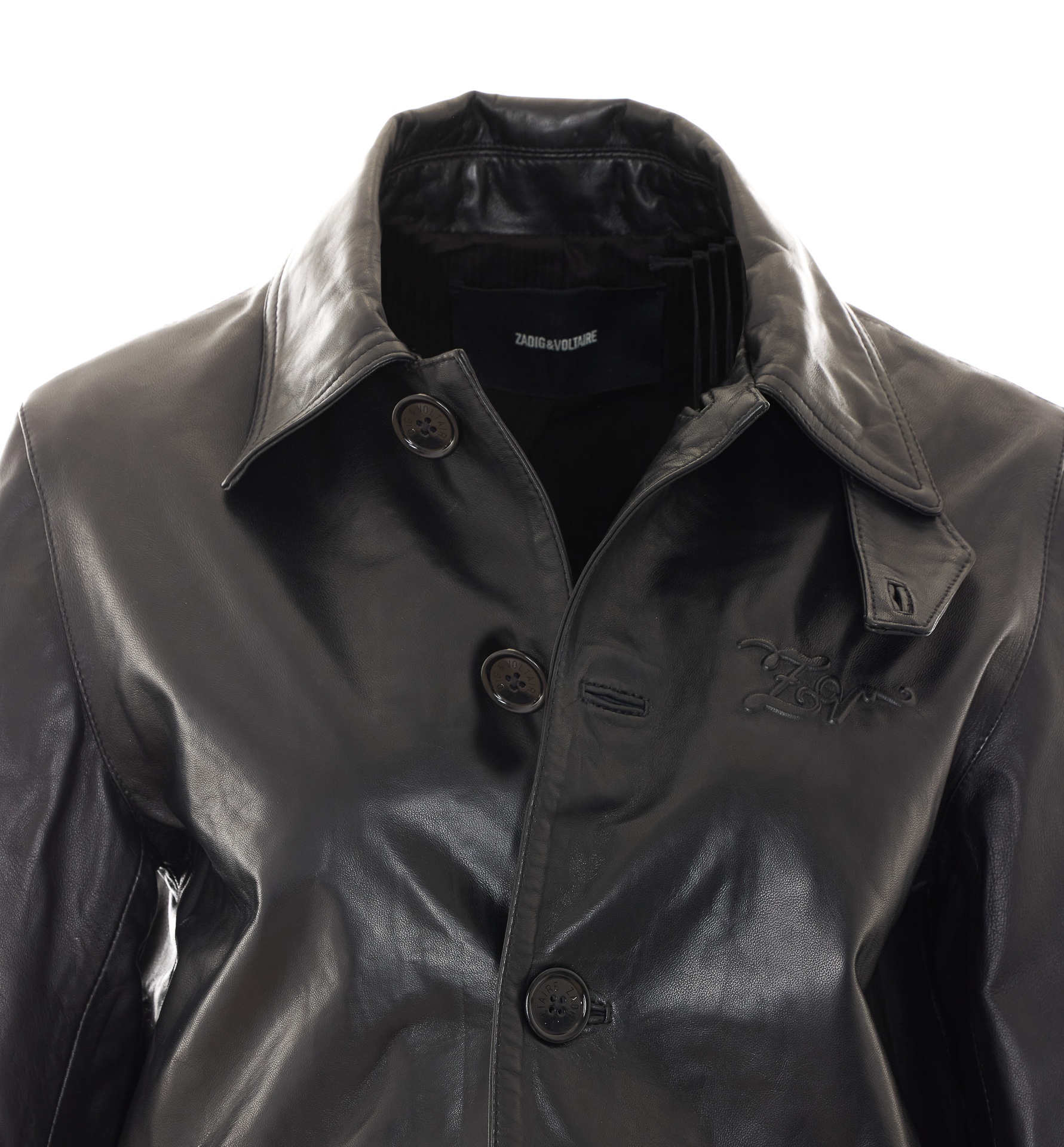 [Zadig & Voltaire] Leather Jacket FW26 RWOW01288011