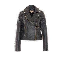 [MICHAEL MICHAEL KORS] Leather Jacket FW26 MT520IE8RK001