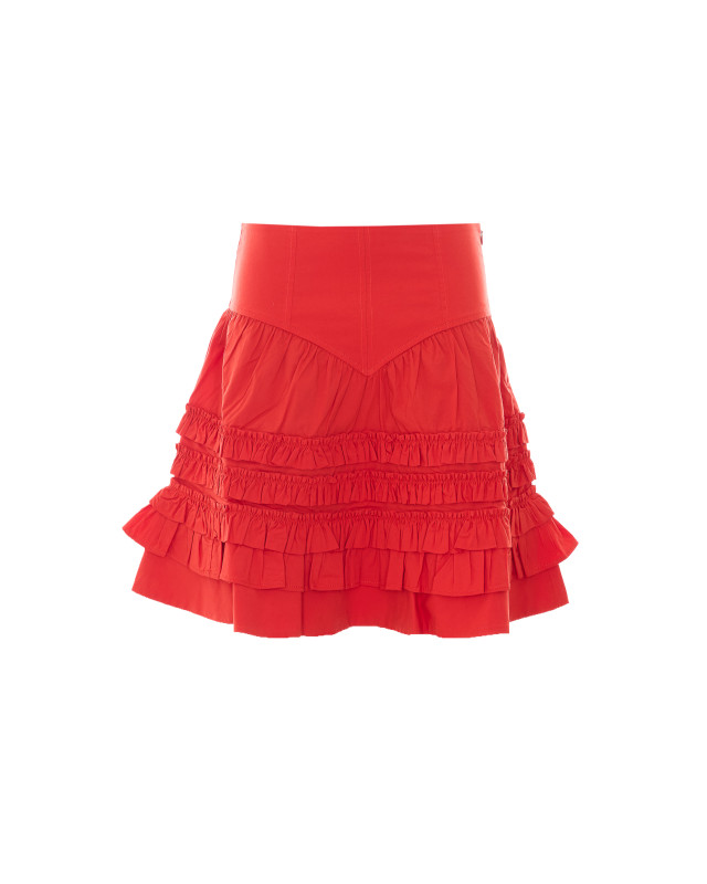[GANNI] Mini skirt FW26 A1090287 06P