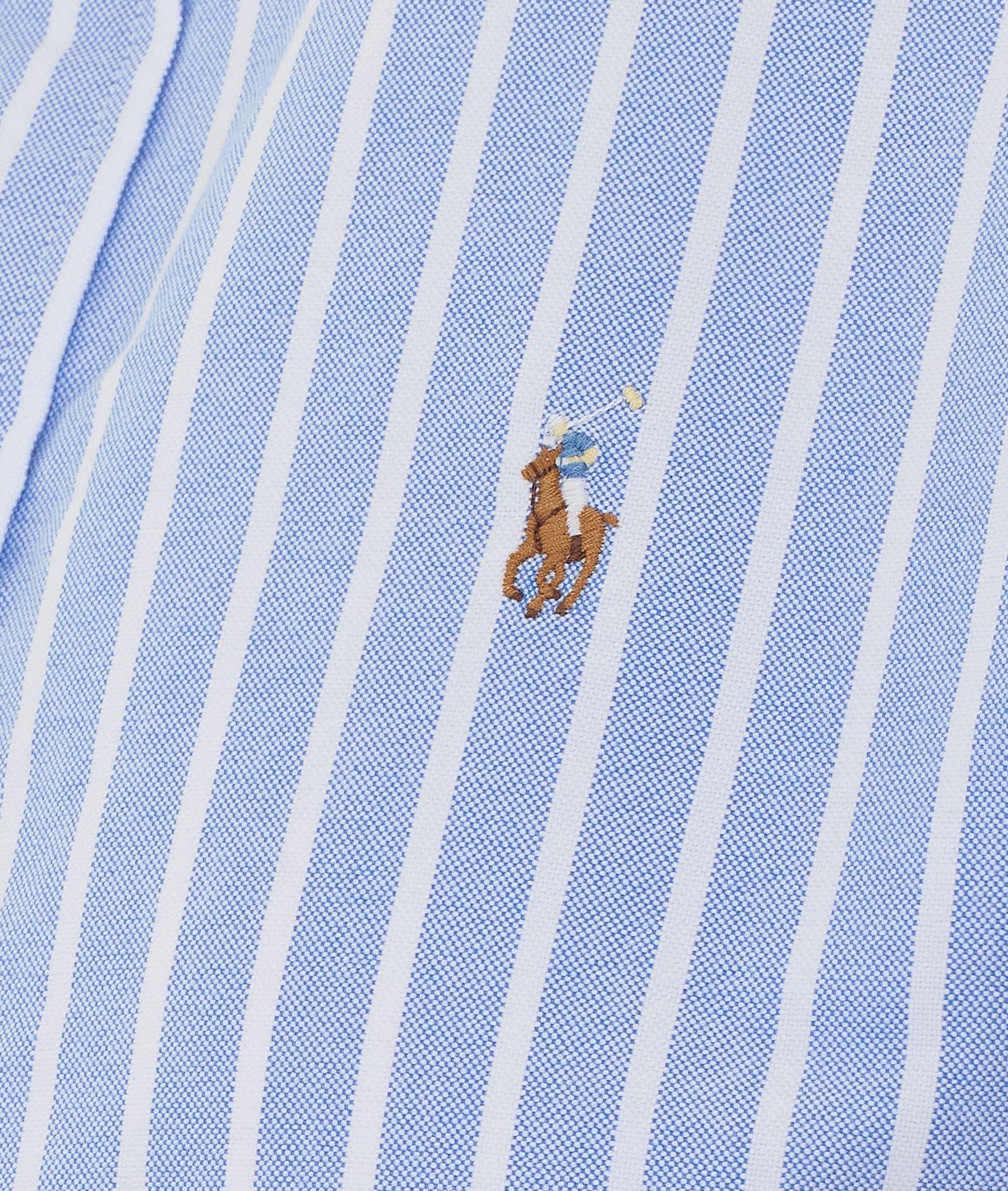 [Polo Ralph Lauren] Shirts Long Sleeve FW26 211891377004BLUE/WHITE