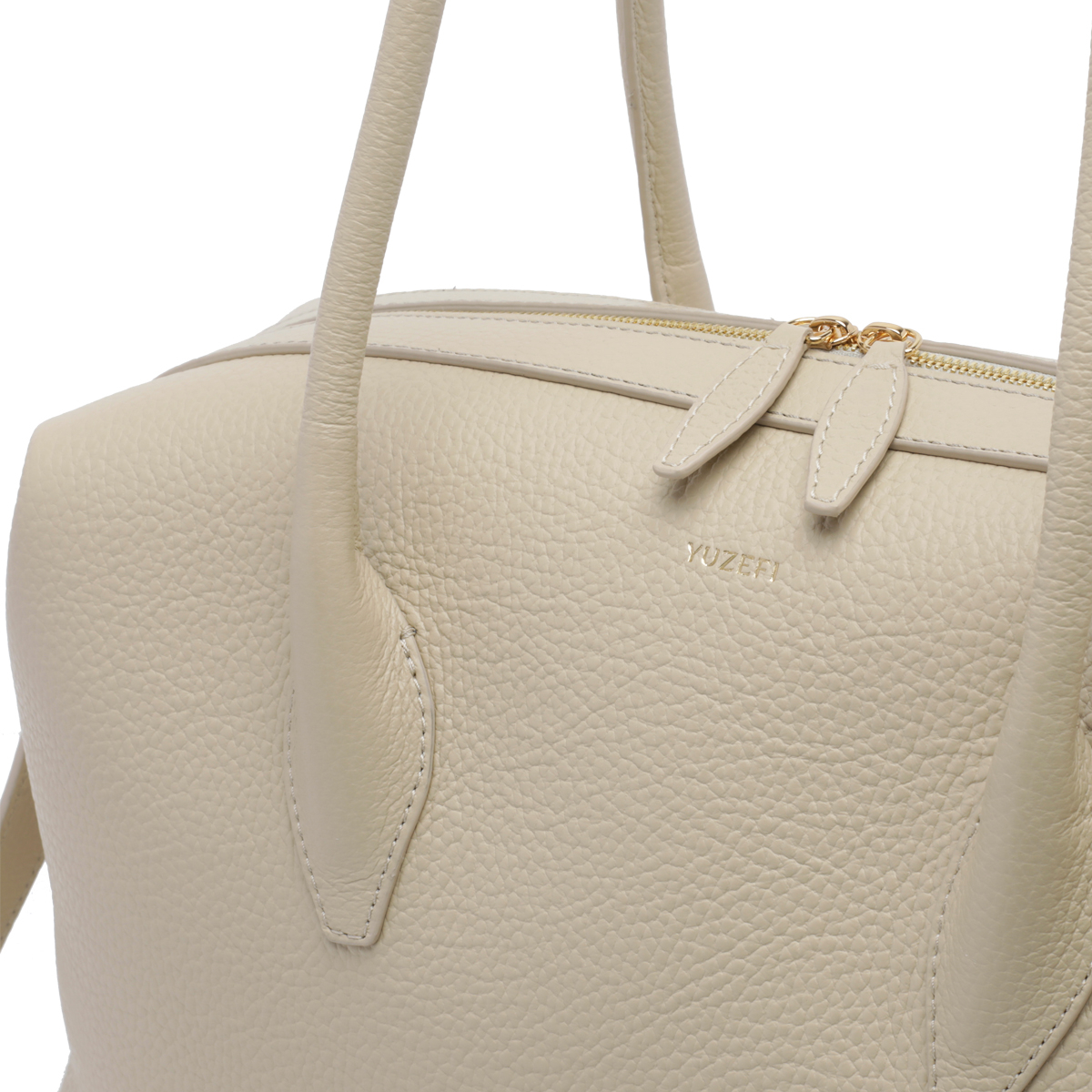 [YUZEFI] Shoulder bag FW26 BRIOCHE DUFFLEPEBBLE GRAIN LEATHERL066