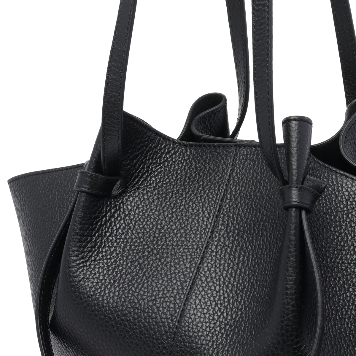 [YUZEFI] Shoulder bag FW26 MOCHIPEBBLE GRAIN LEATHERL034