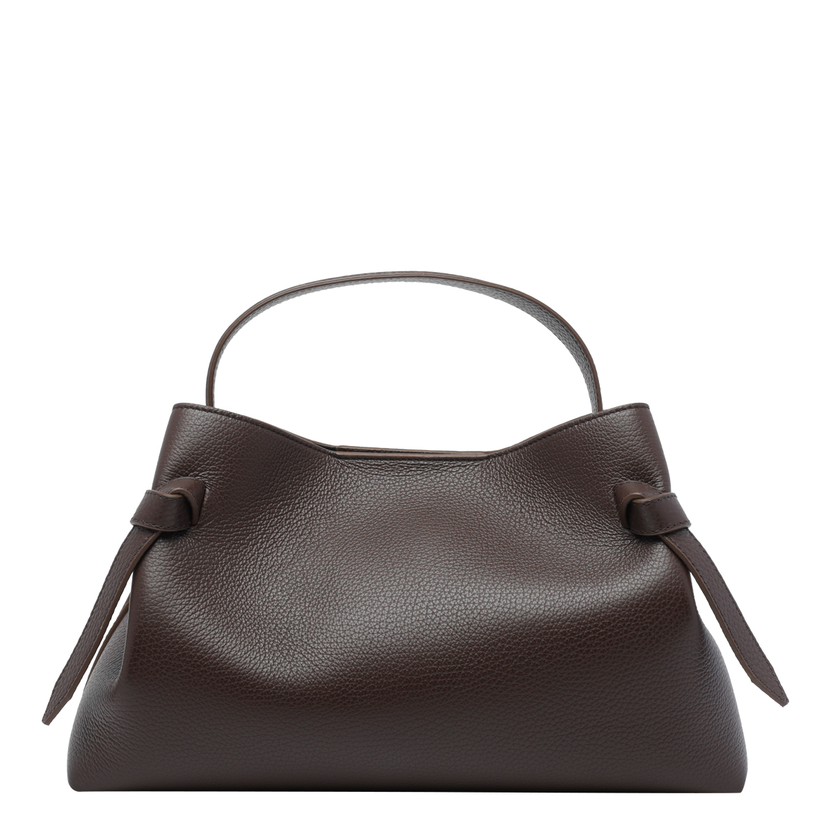 [YUZEFI] Tote bag FW26 GYOZAPEBBLE GRAIN LEATHERL038