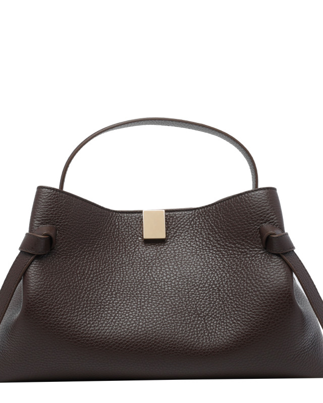 [YUZEFI] Tote bag FW26 GYOZAPEBBLE GRAIN LEATHERL038