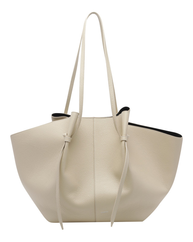[YUZEFI] Shoulder bag FW26 XL MOCHIPEBBLE GRAIN LEATHERL066