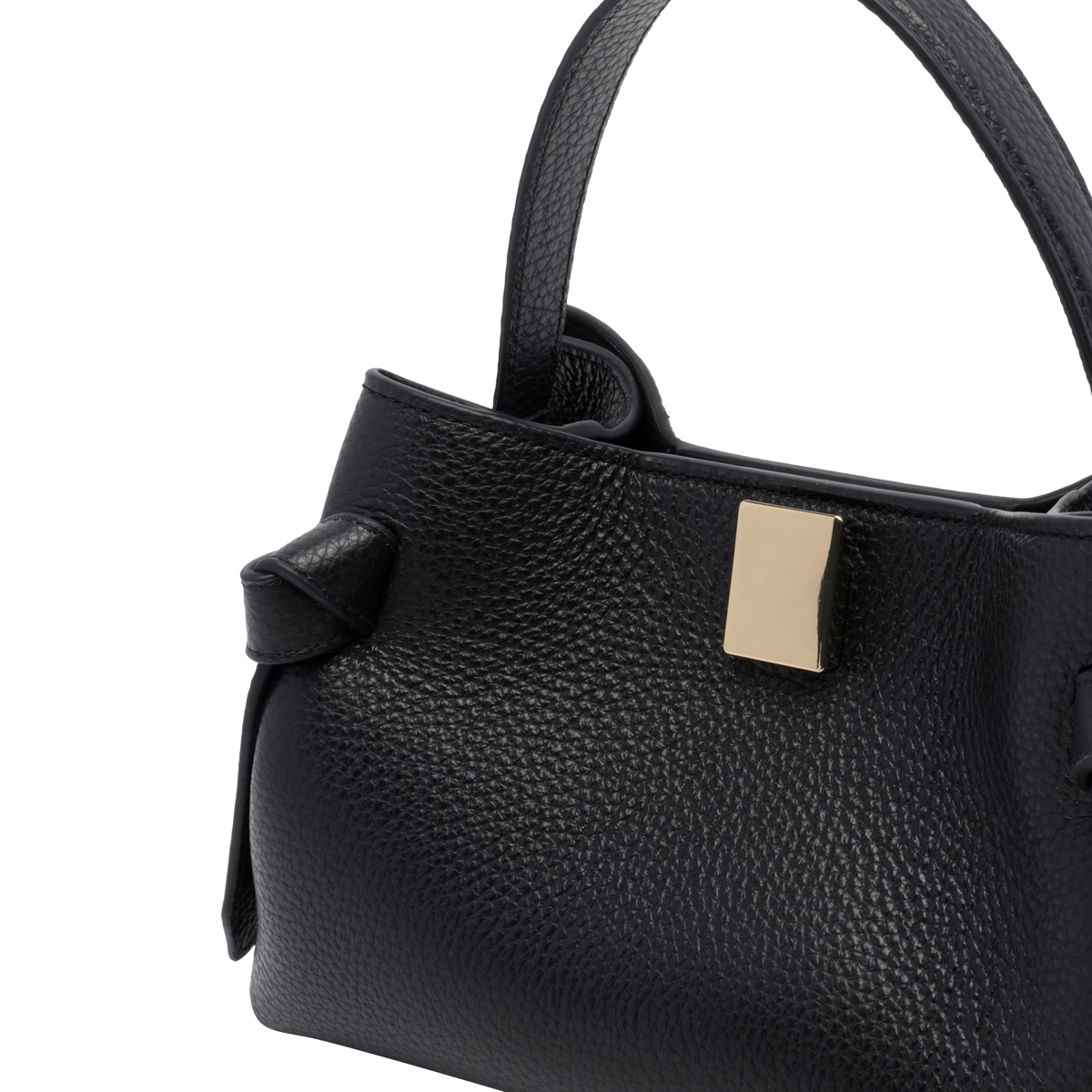 [YUZEFI] Tote bag FW26 GYOZA MINIPEBBLE GRAIN LEATHERL034