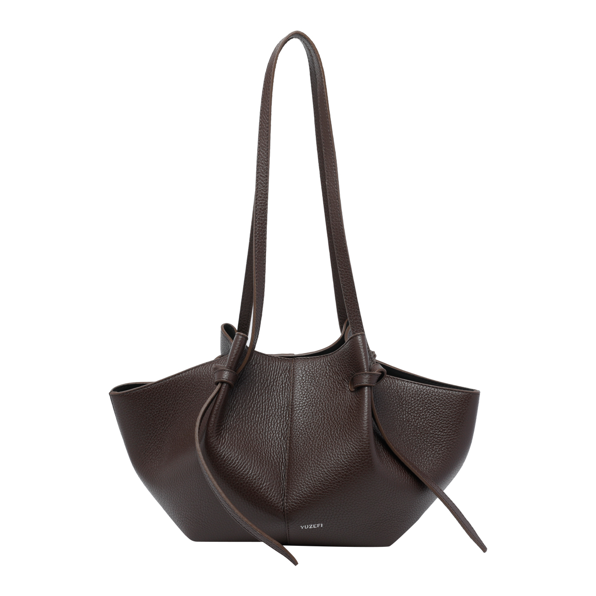 [YUZEFI] Shoulder bag FW26 MOCHIPEBBLE GRAIN LEATHERL038