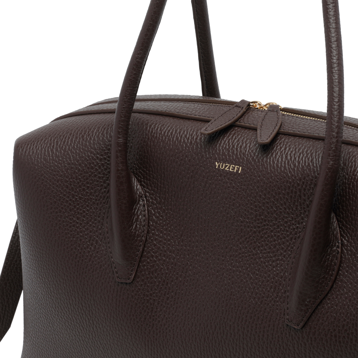 [YUZEFI] Shoulder bag FW26 BRIOCHE DUFFLEPEBBLE GRAIN LEATHERL038