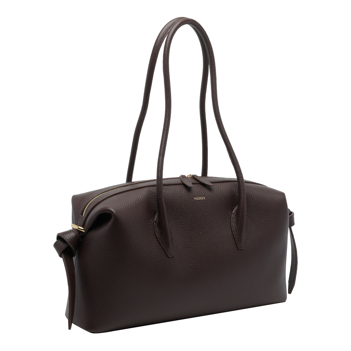 [YUZEFI] Shoulder bag FW26 BRIOCHE DUFFLEPEBBLE GRAIN LEATHERL038