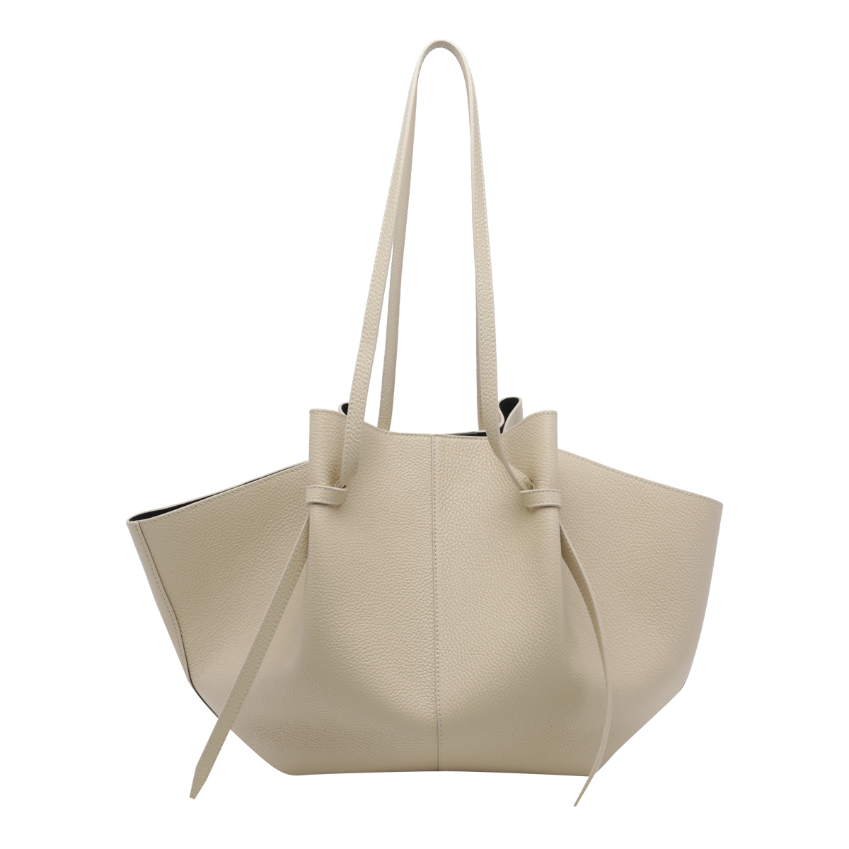 [YUZEFI] Shoulder bag FW26 LARGE MOCHIPEBBLE GRAIN LEATHERL066