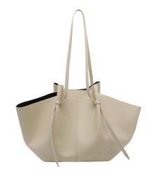 [YUZEFI] Shoulder bag FW26 LARGE MOCHIPEBBLE GRAIN LEATHERL066