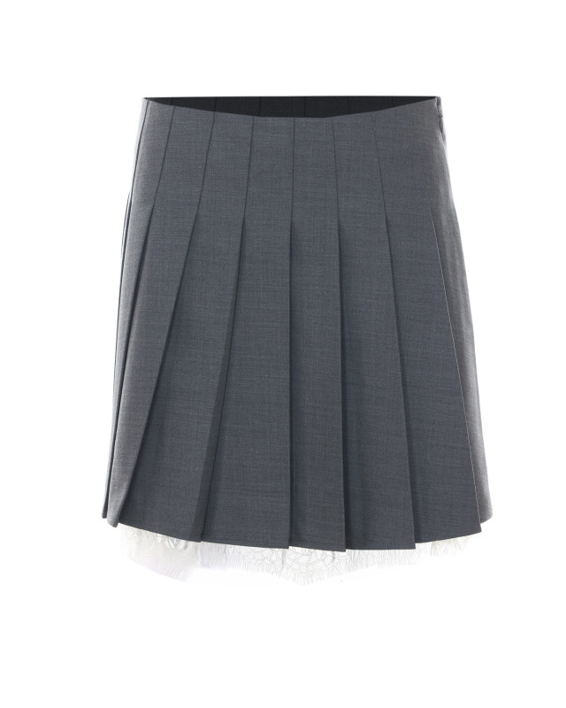 [SELF PORTRAIT] Mini skirt FW26 006SKGREY