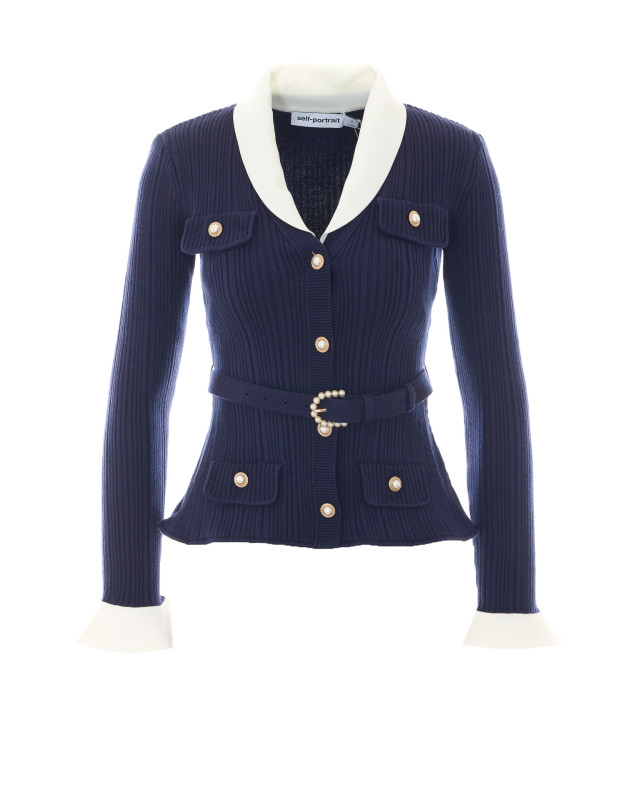 [SELF PORTRAIT] Cardigan FW26 131CNAVY
