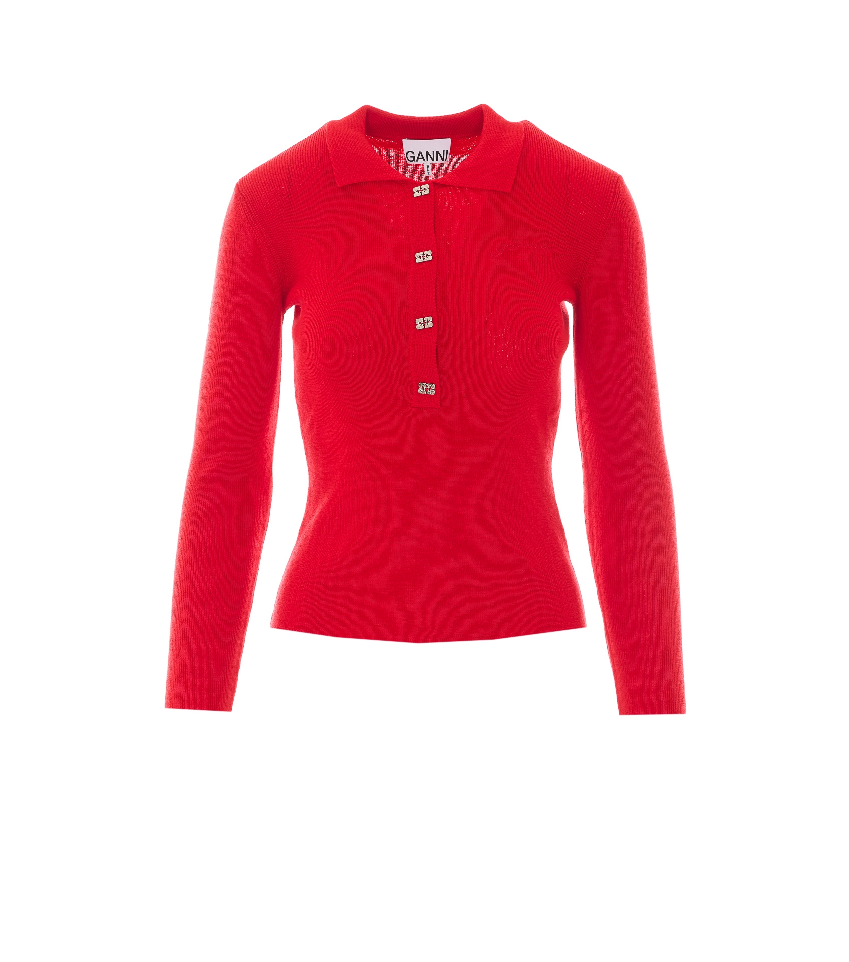 [GANNI] T-shirts Long Sleeve FW26 A117000606P