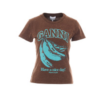 [GANNI] T-shirts Short Sleeve FW26 A1050204 979