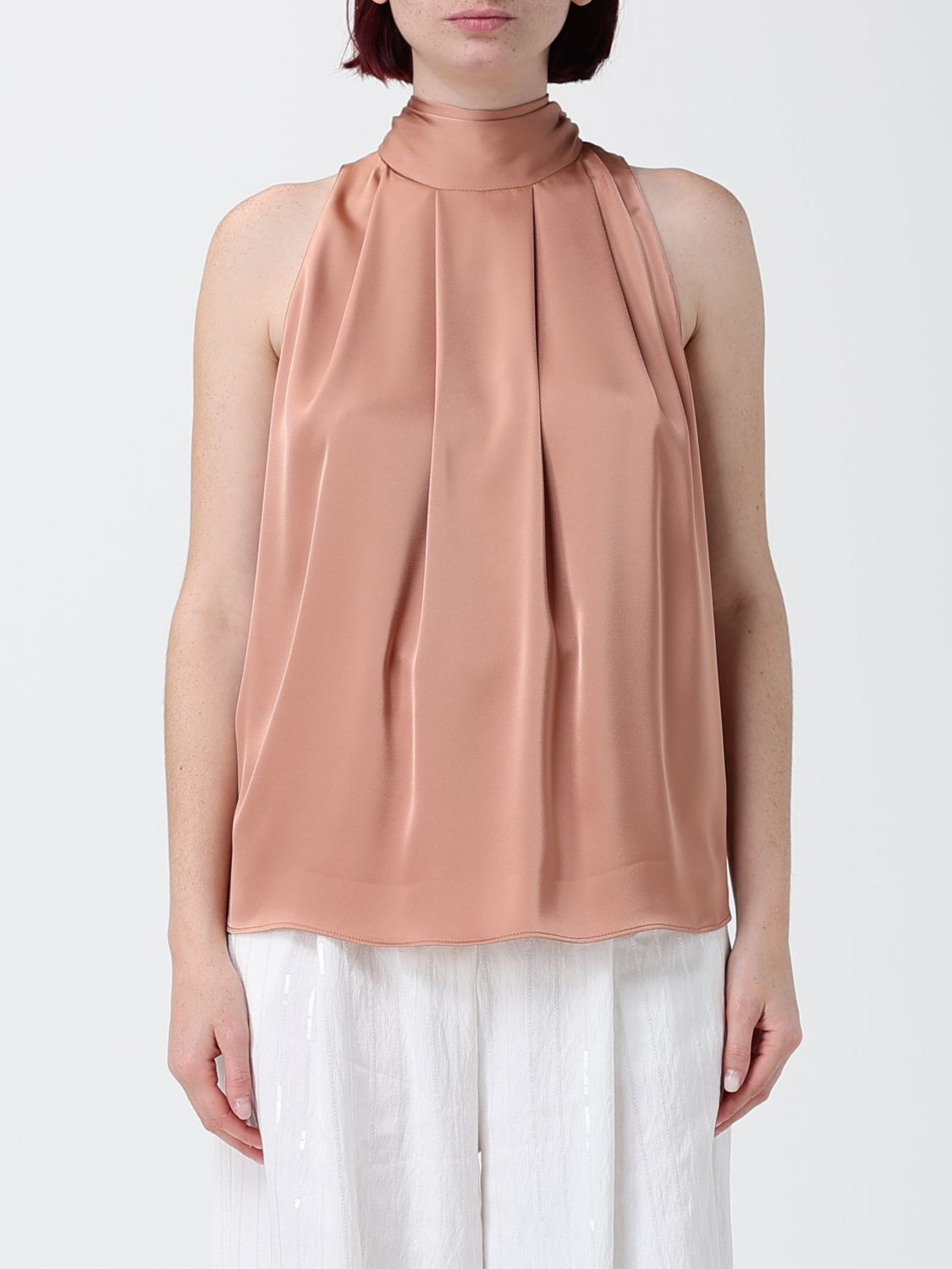 [H COUTURE] T-shirts Sleeveless SS26 HM32224653 MOCHA MOUSSE