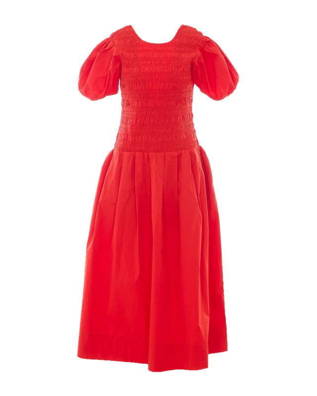 [GANNI] Short sleeve dress FW26 A103054606P