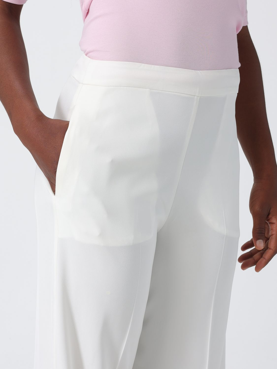 [HANITA] Trousers SS26 HP16624608 PANNA