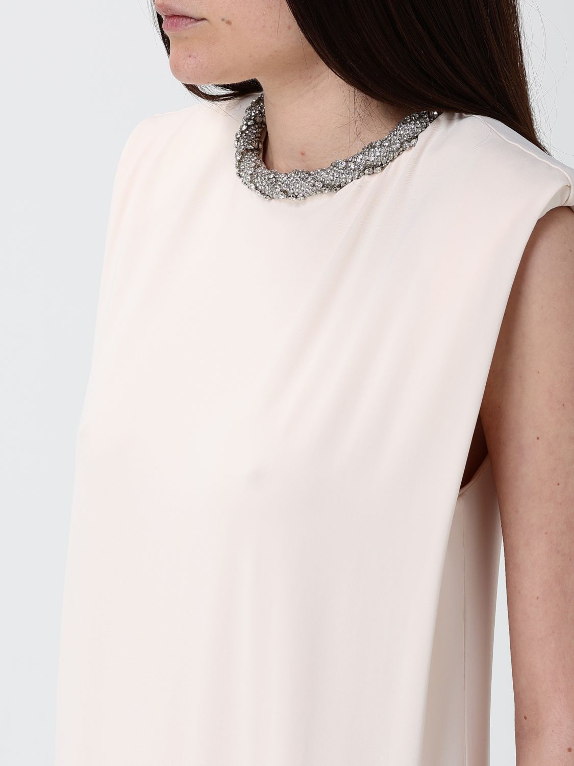 [ELISABETTA FRANCHI] Sleeveless dress SS26 AR83J63E2 FB6