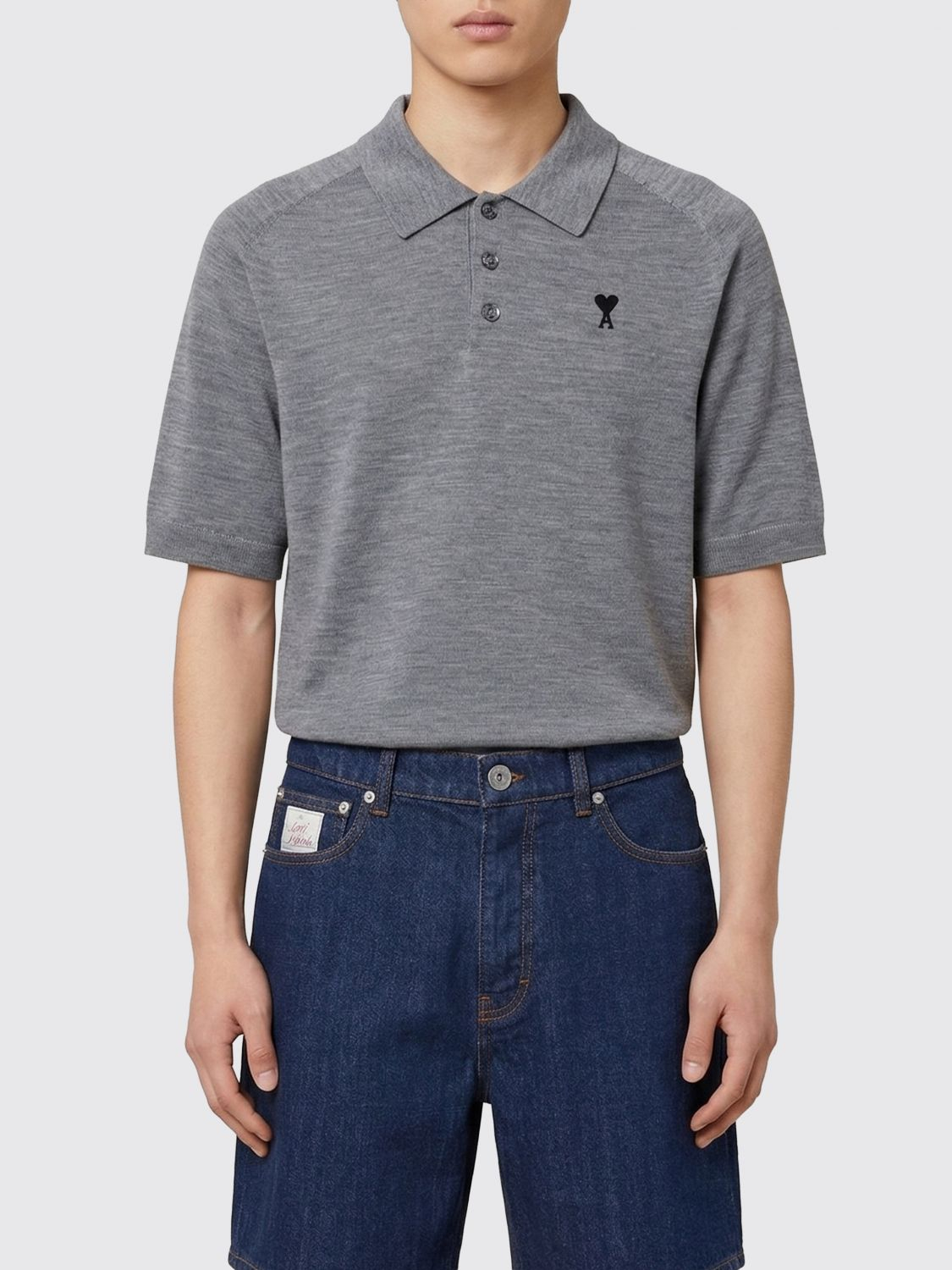 [Ami Paris] T-shirts Short Sleeve SS26 HPL438KN0039 0504